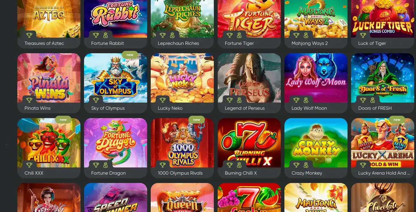 Selector casino интерфейс и игровой зал